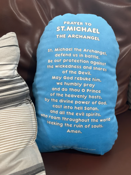 St Michael The Archangel PIllow