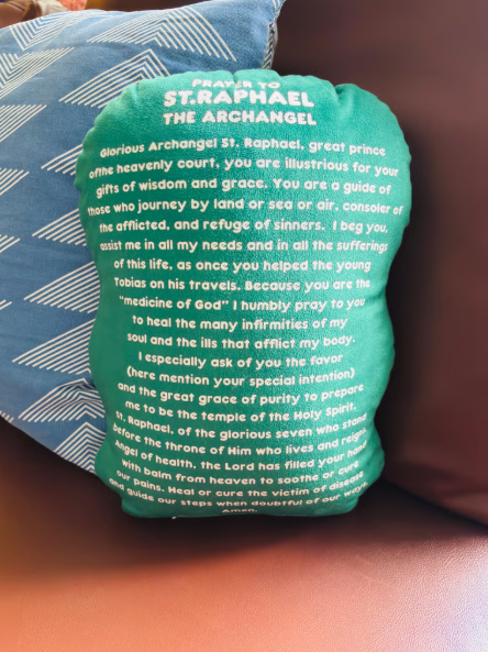 St Raphael The Archangel Pillow