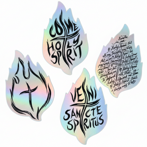 Holy Spirit Vinyl Stickers (4 PCS)