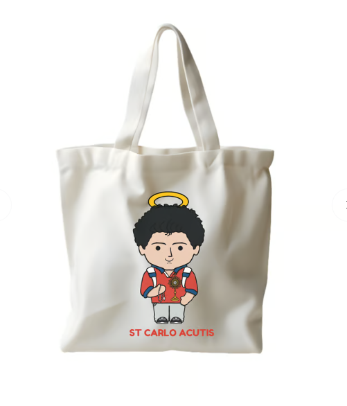 St Carlo Acutis Tote Bag