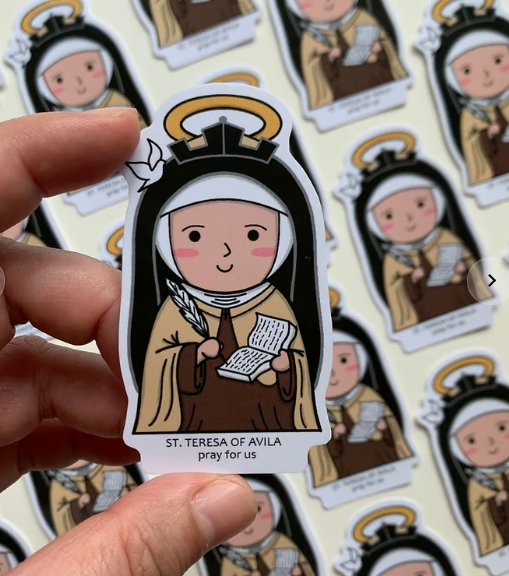 Saint Vinyl Stickers  (4PCS)