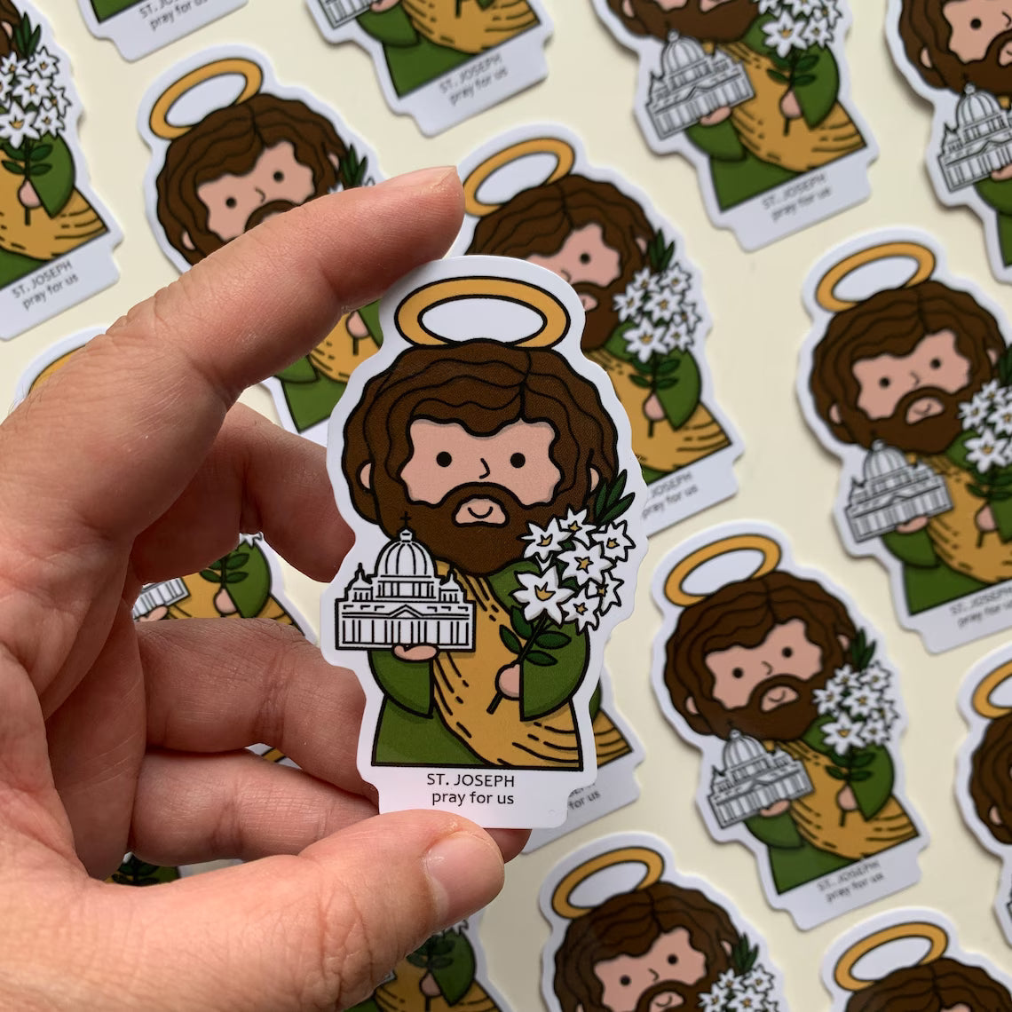 Saint Vinyl Stickers  (4PCS)