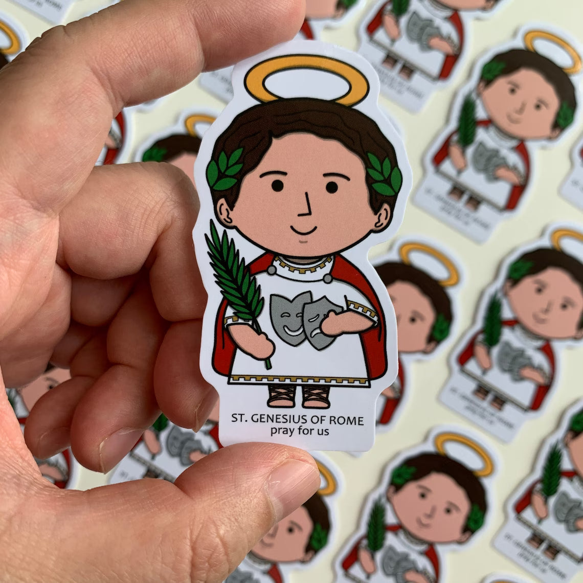 Saint Vinyl Stickers  (4PCS)