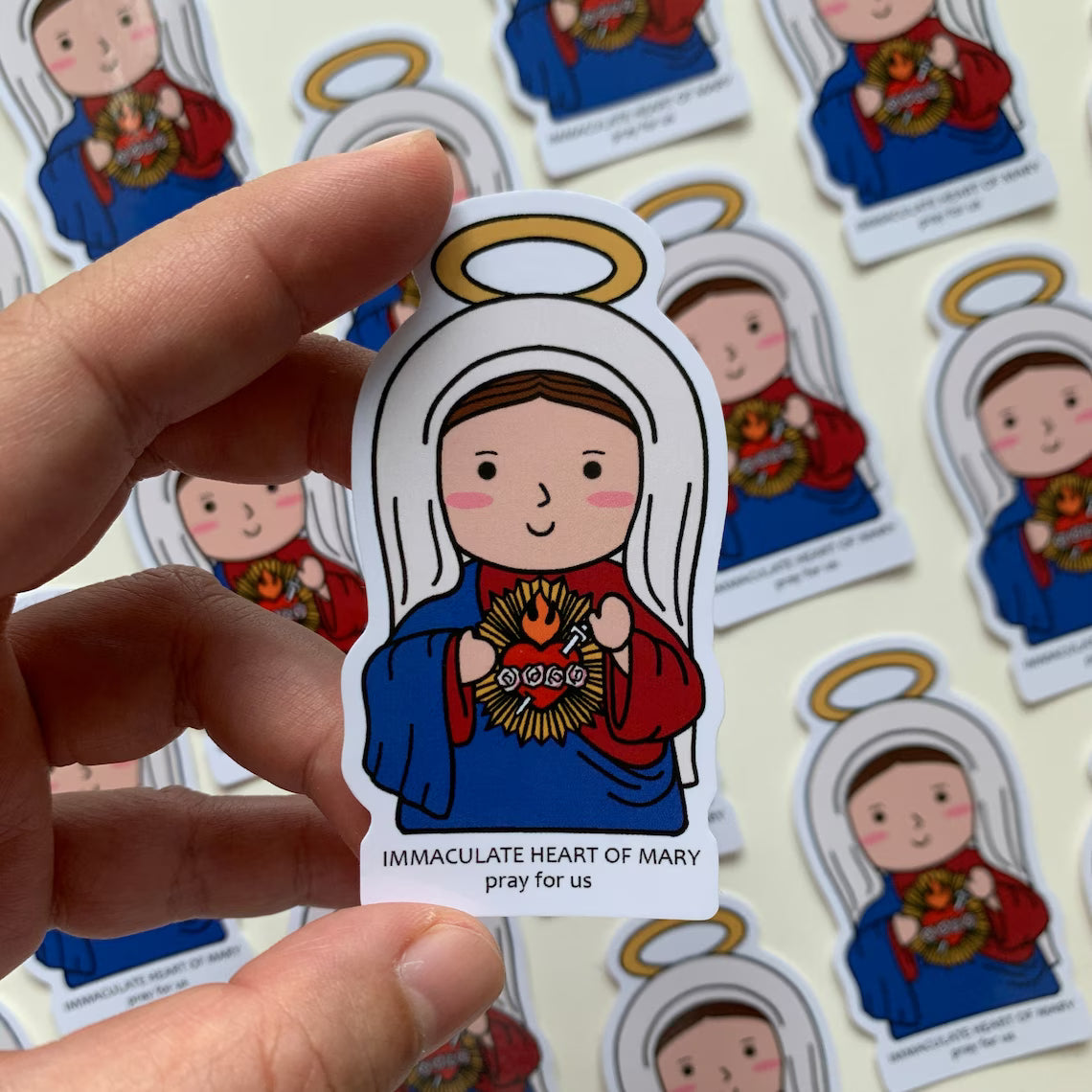 Saint Vinyl Stickers  (4PCS)