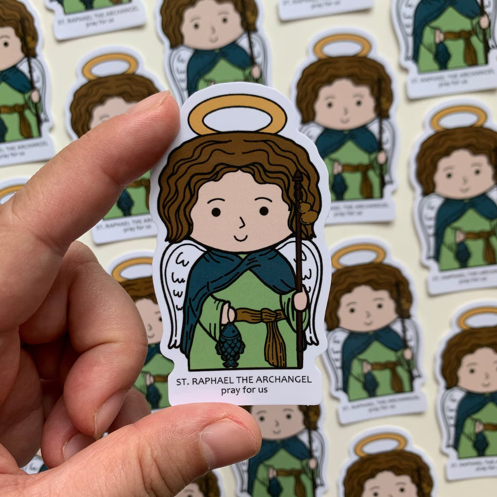 Saint Vinyl Stickers  (4PCS)
