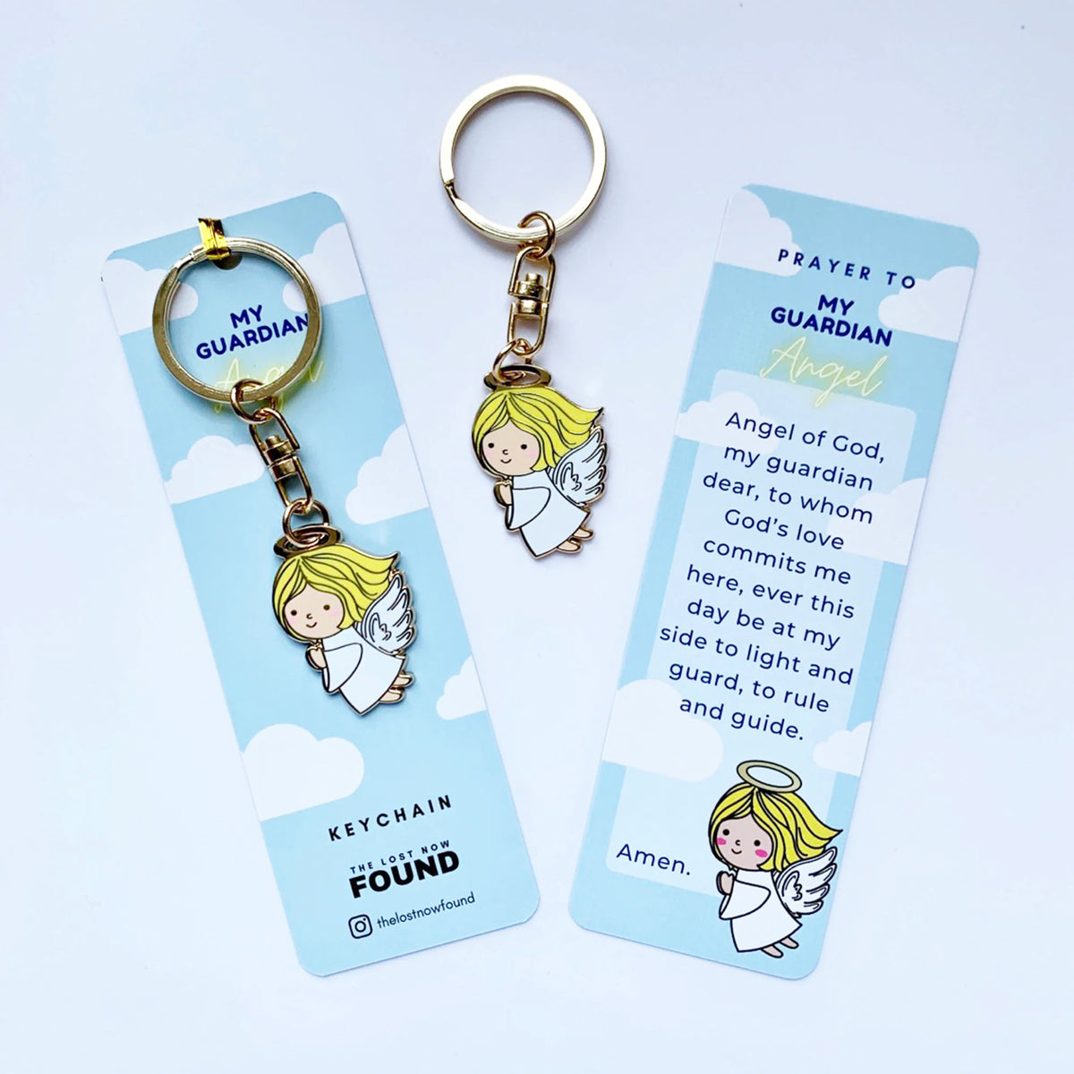 Guardian Angel Keychain