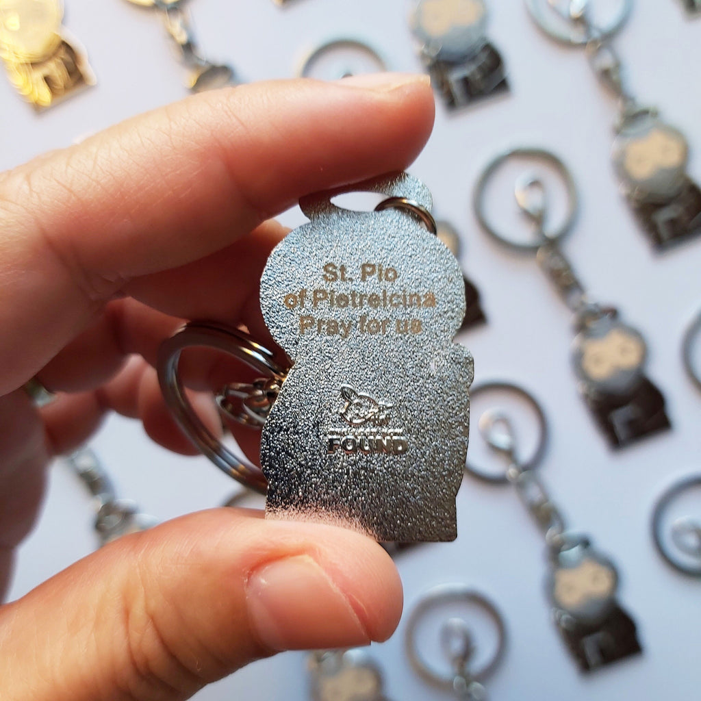 St. Pio of Pietrelcina Keychain
