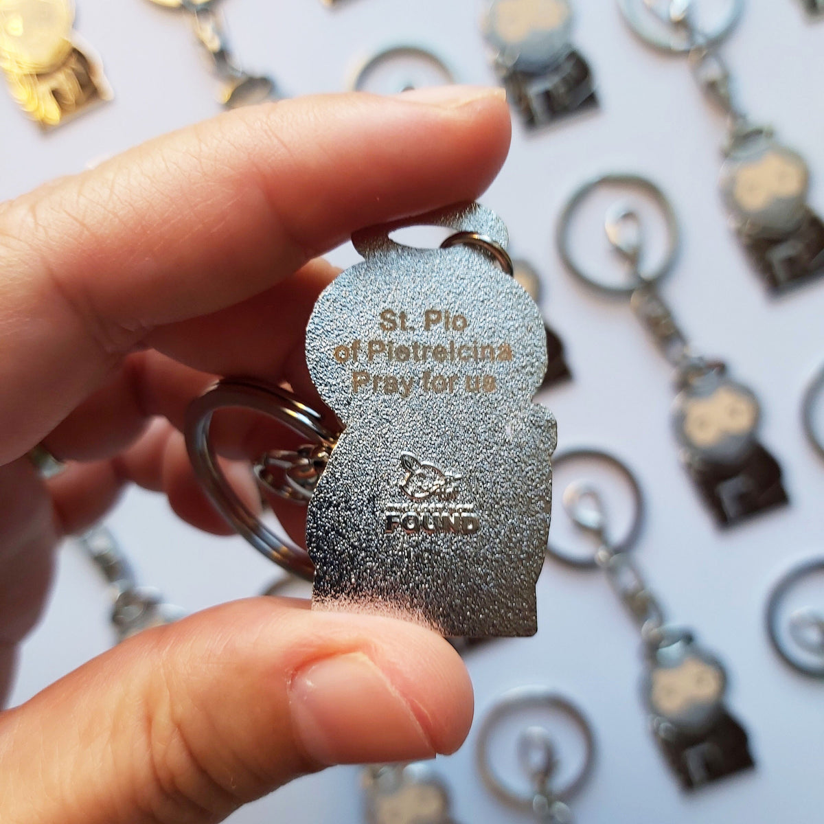 St. Pio of Pietrelcina Keychain