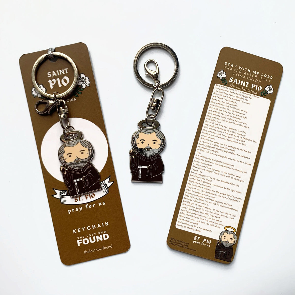 St. Pio of Pietrelcina Keychain