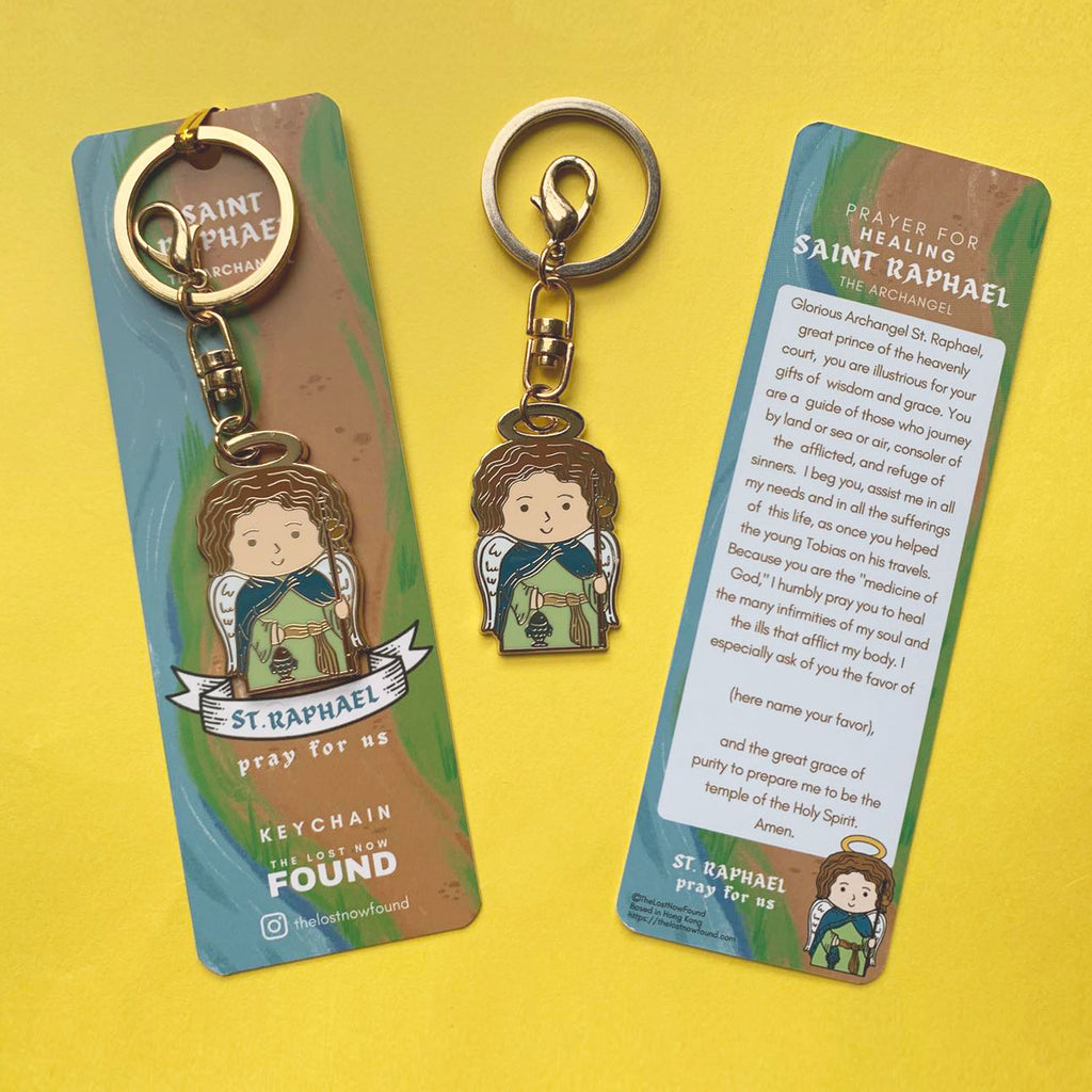 St. Raphael the Archangel Keychain
