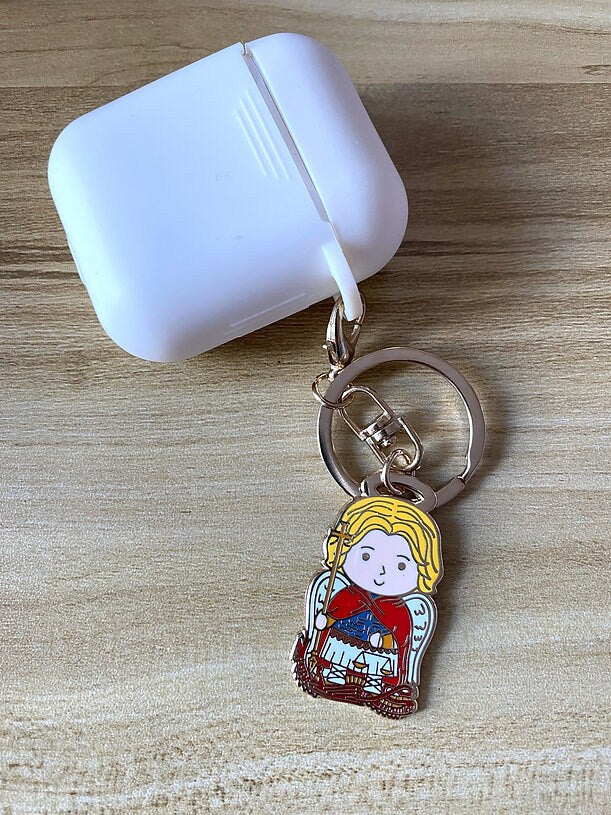 St. Michael The Archangel Keychain