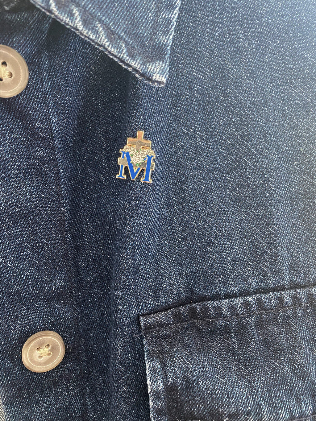 Marian Cross Pin