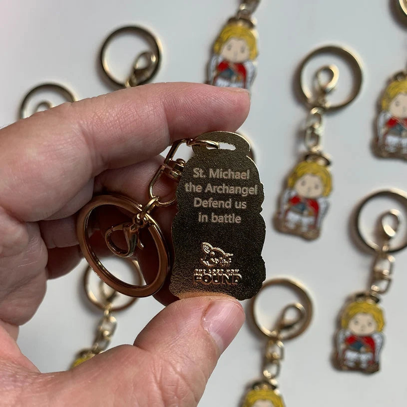 St. Michael The Archangel Keychain