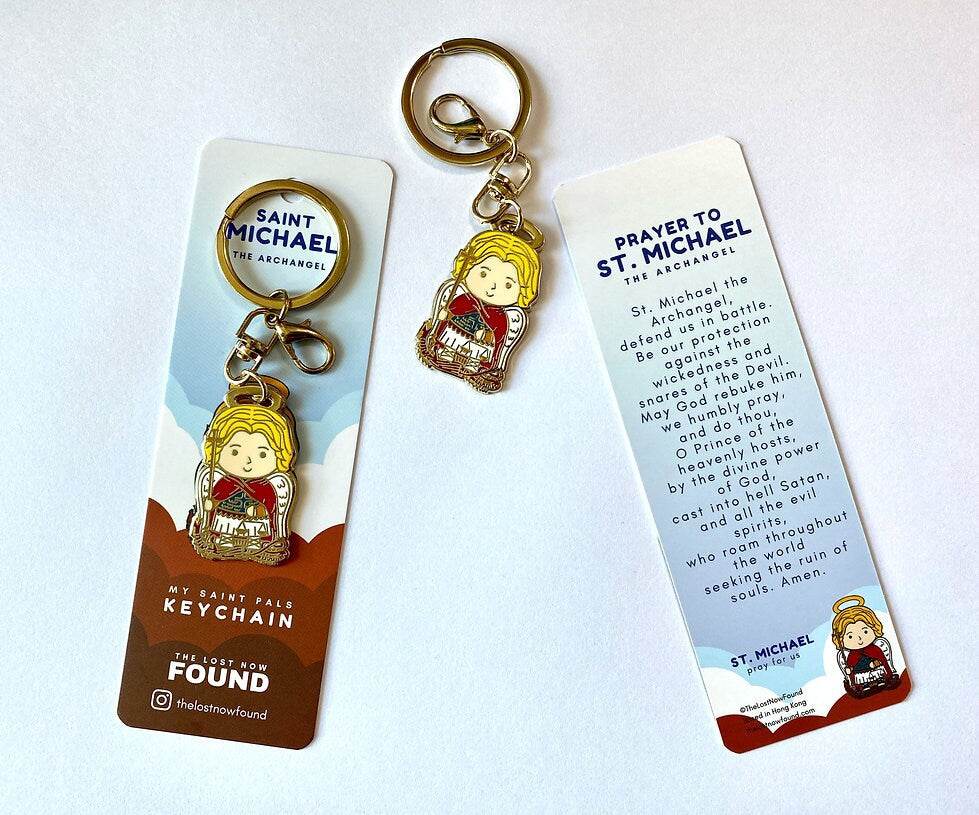 St. Michael The Archangel Keychain