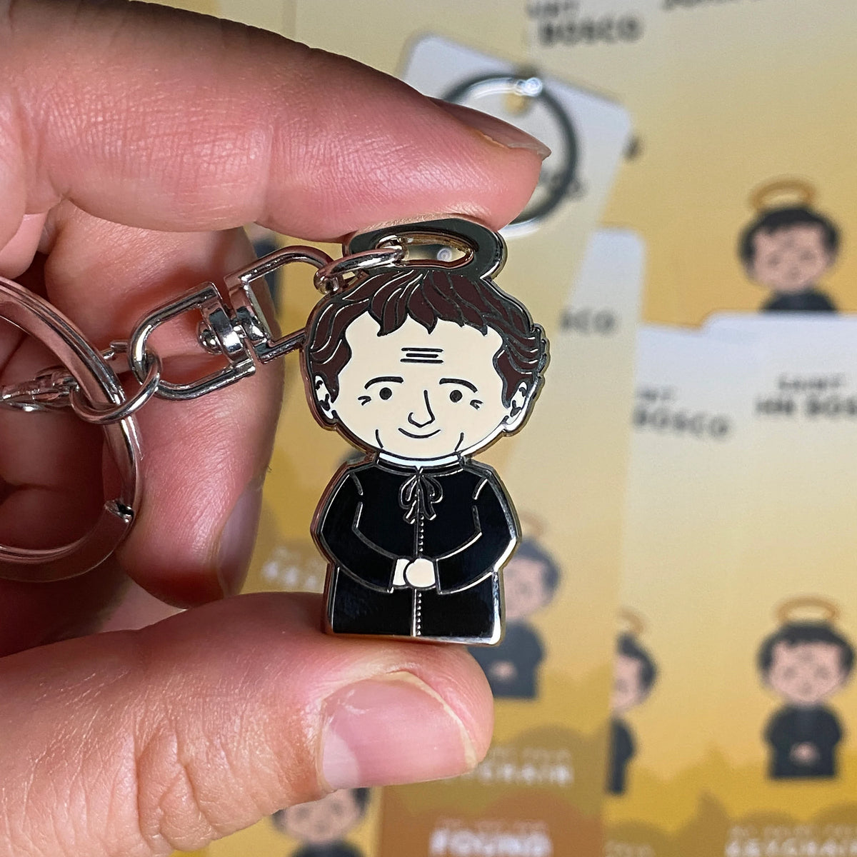 St. John Bosco Keychain