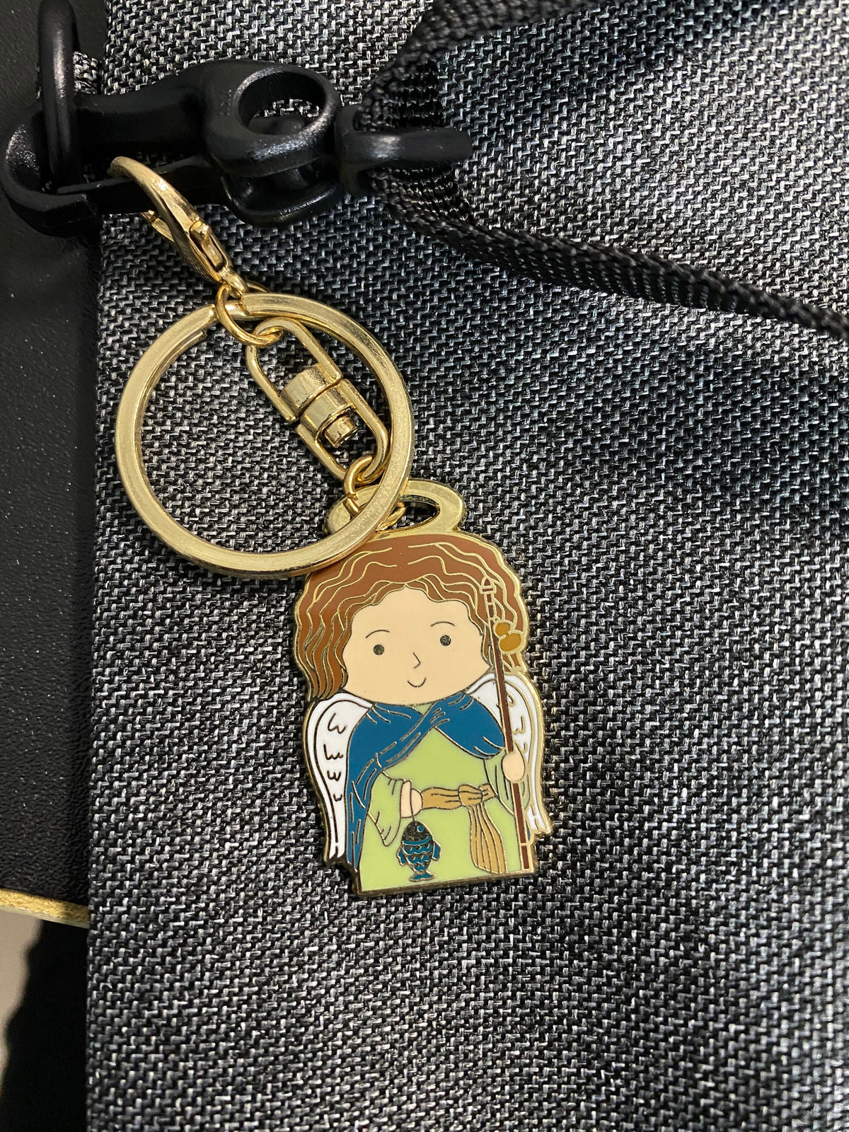 St. Raphael the Archangel Keychain