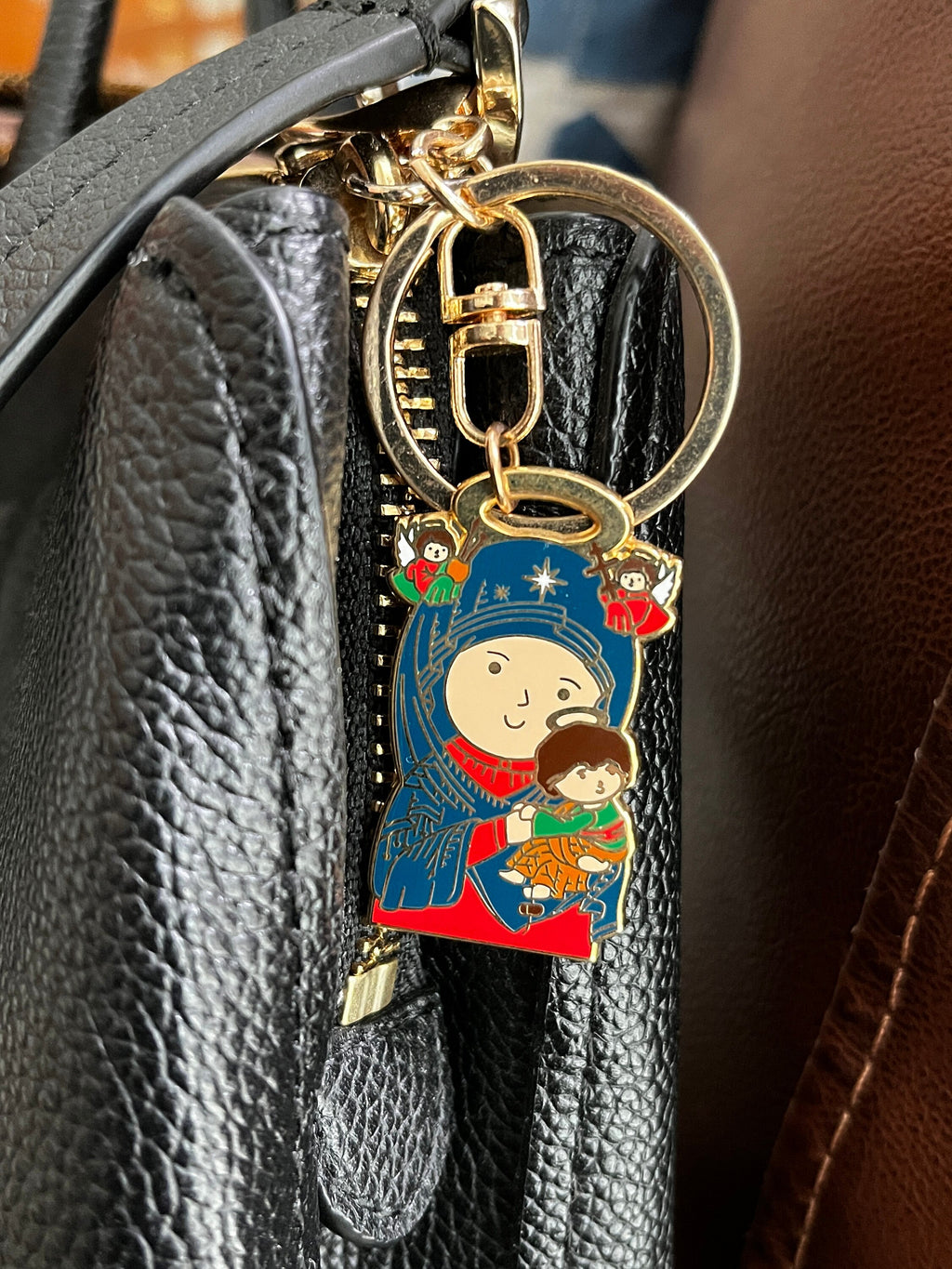 Mother of Perpetual Help Keychain