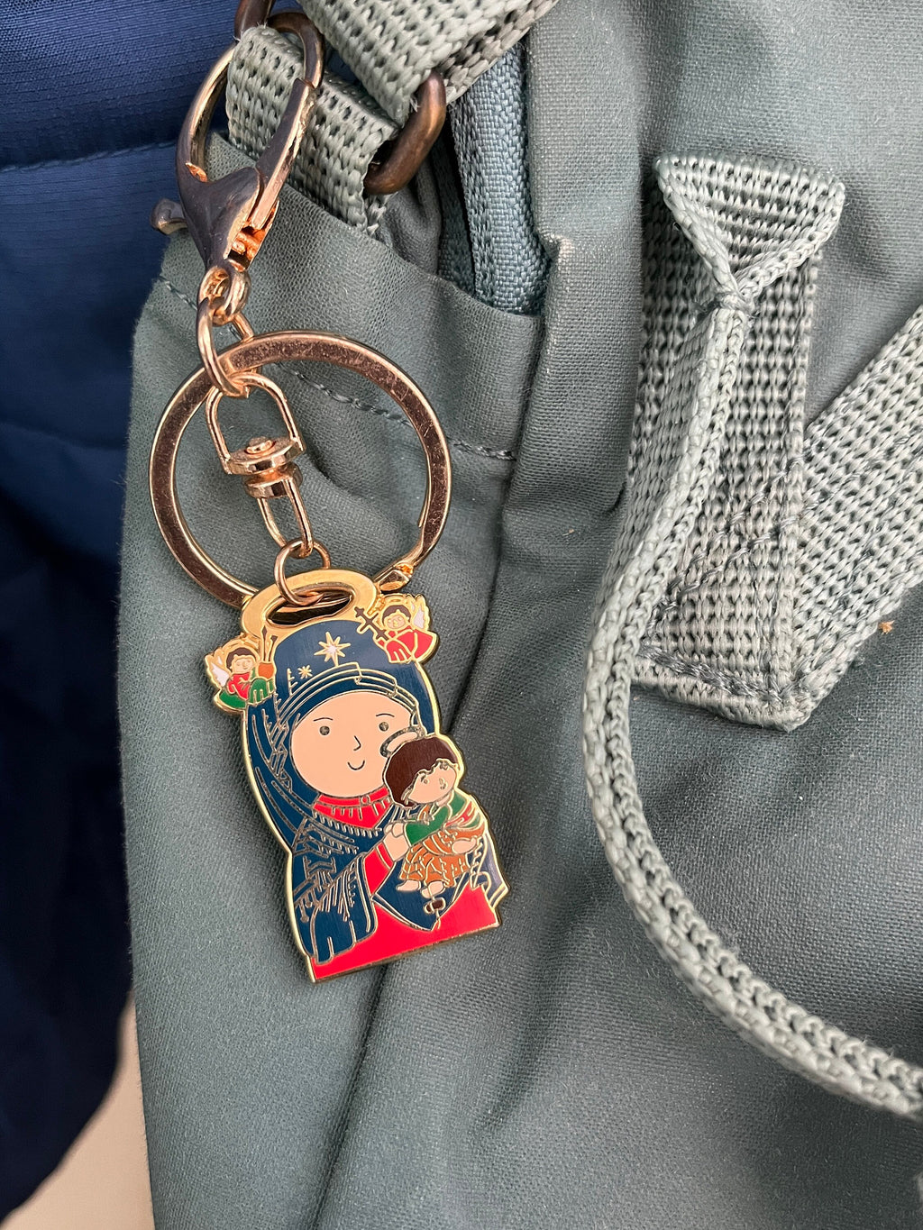 Mother of Perpetual Help Keychain