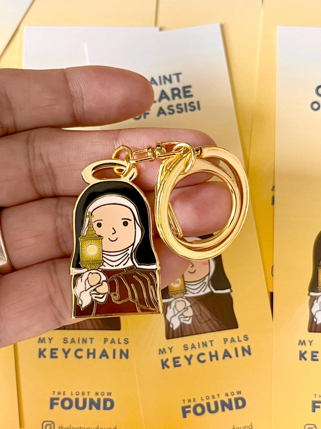 St. Clare of Assisi Keychain