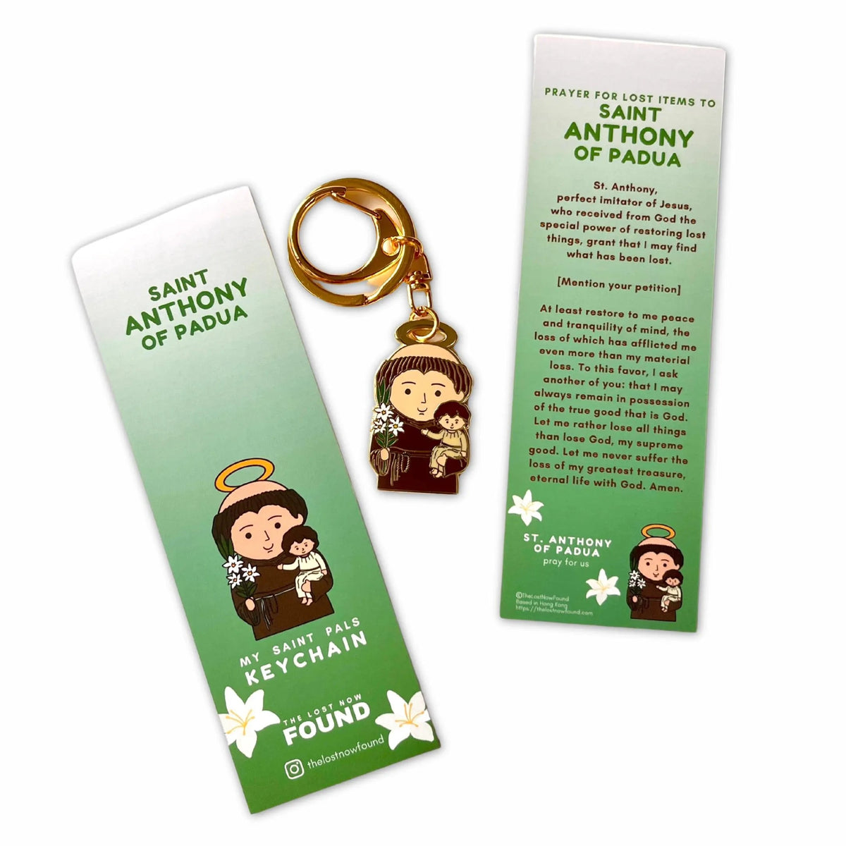St Anthony of Padua Keychain