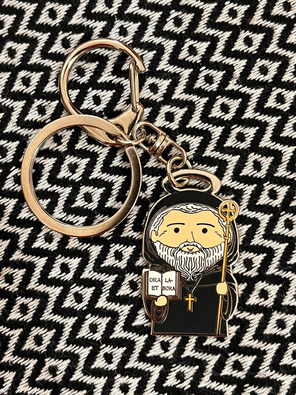 St. Benedict of Nursia Keychain
