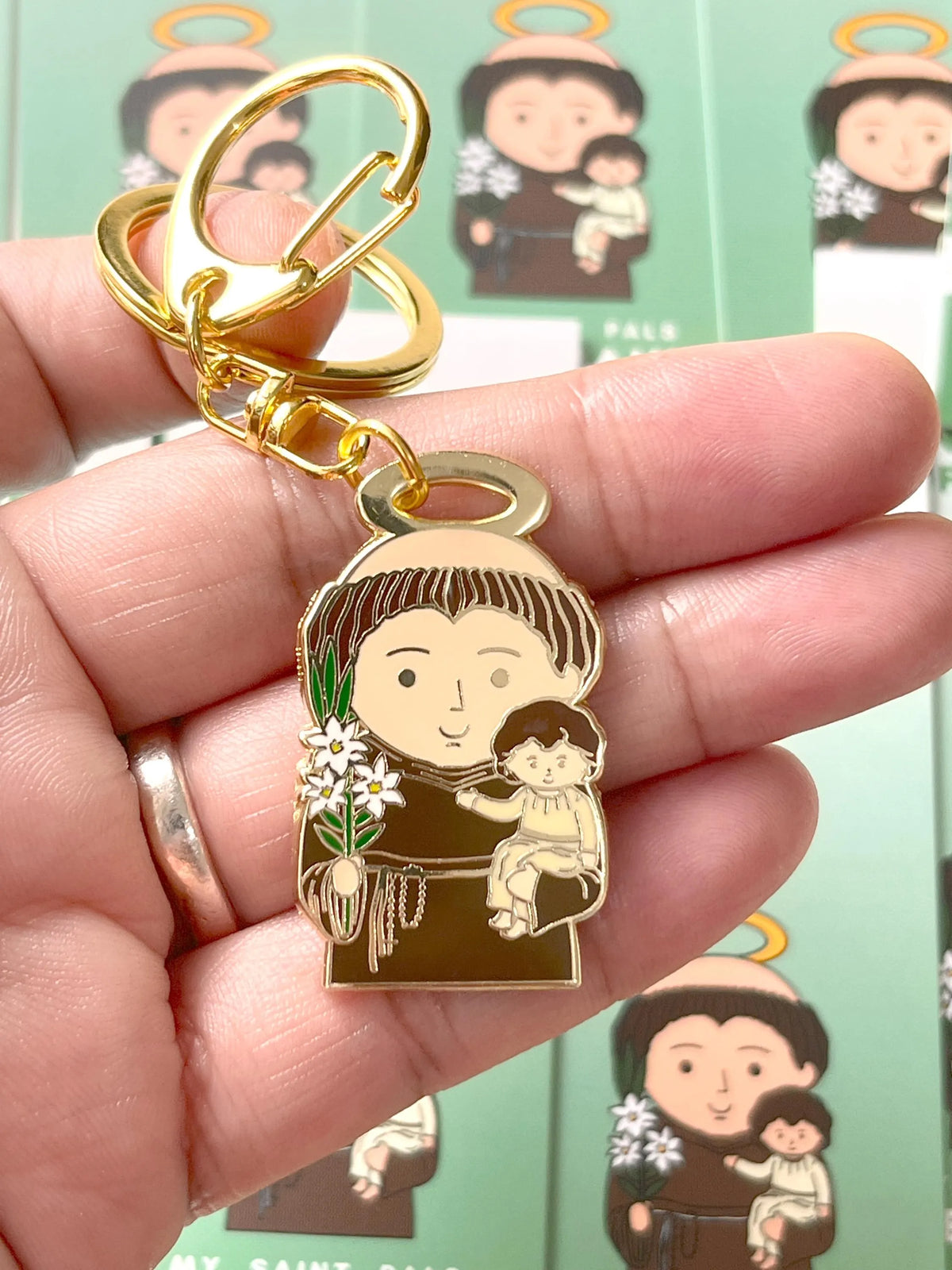St Anthony of Padua Keychain