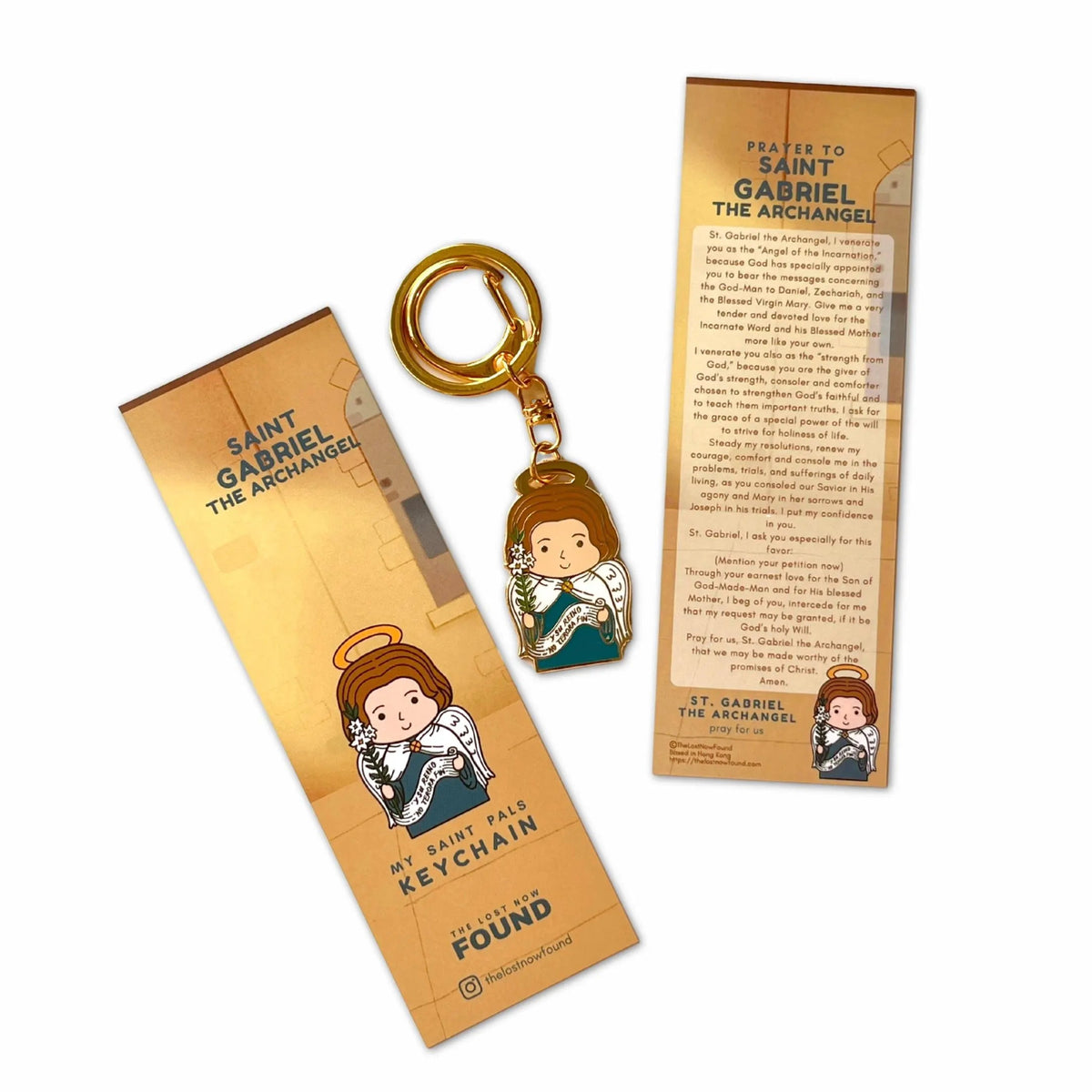 St Gabriel the Archangel keychain