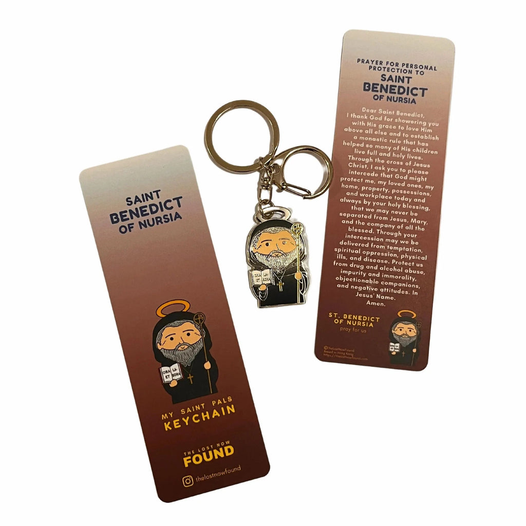 St. Benedict of Nursia Keychain