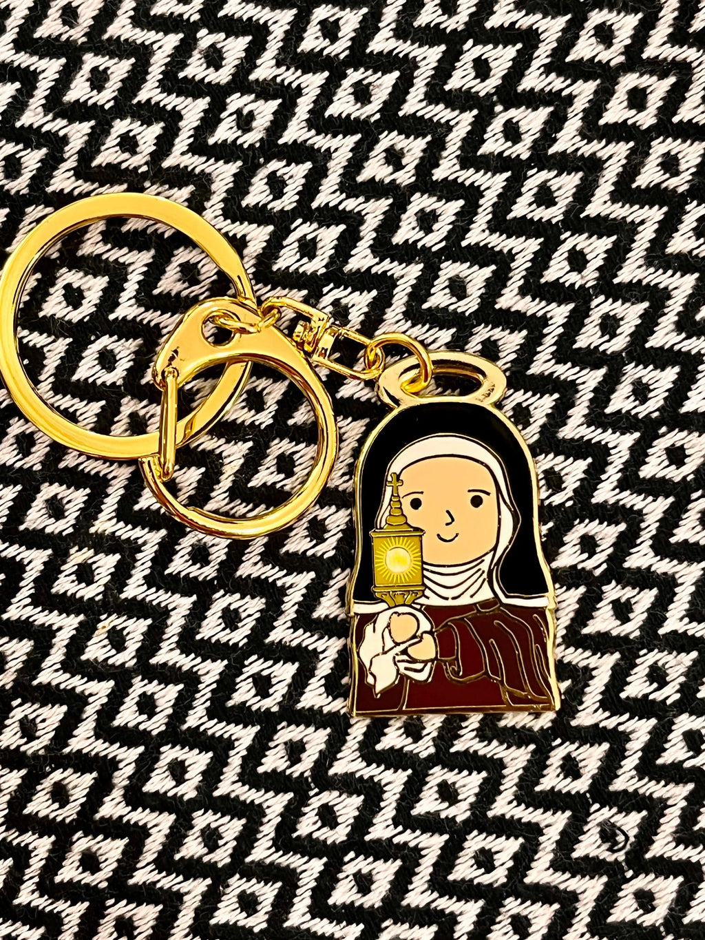 St. Clare of Assisi Keychain