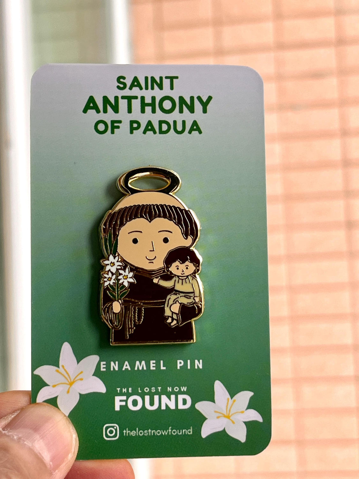St Anthony of Padua Pin