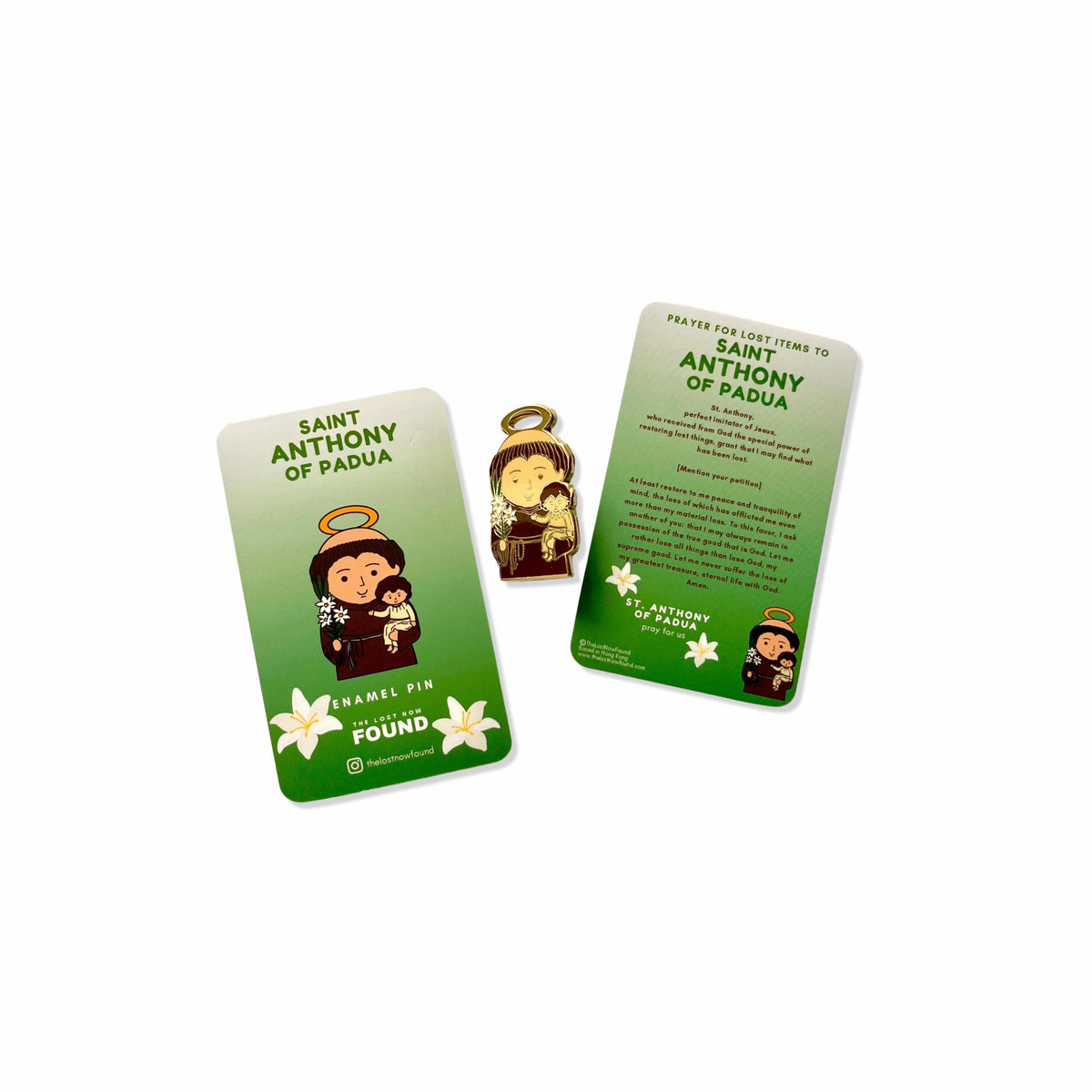 St Anthony of Padua Pin