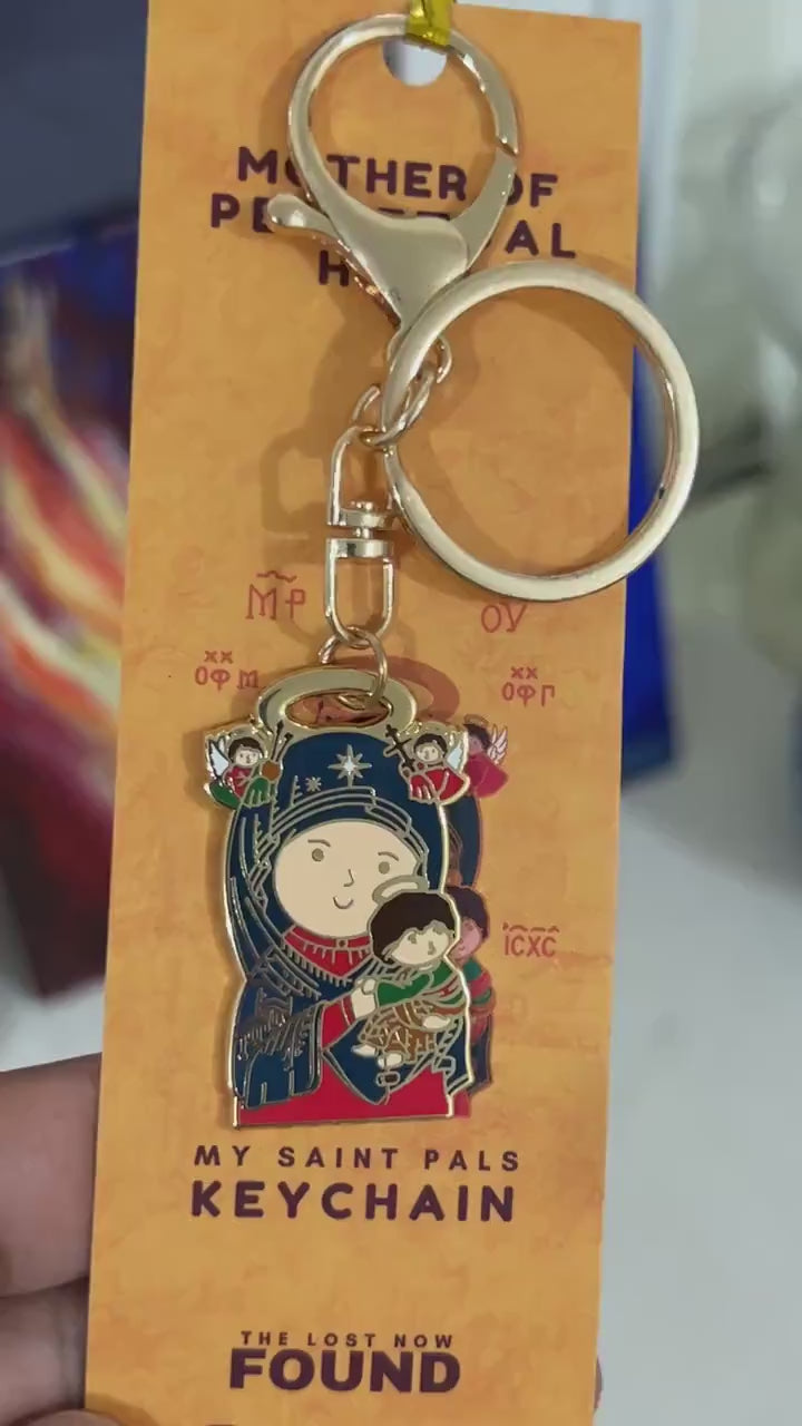 Mother of Perpetual Help Keychain