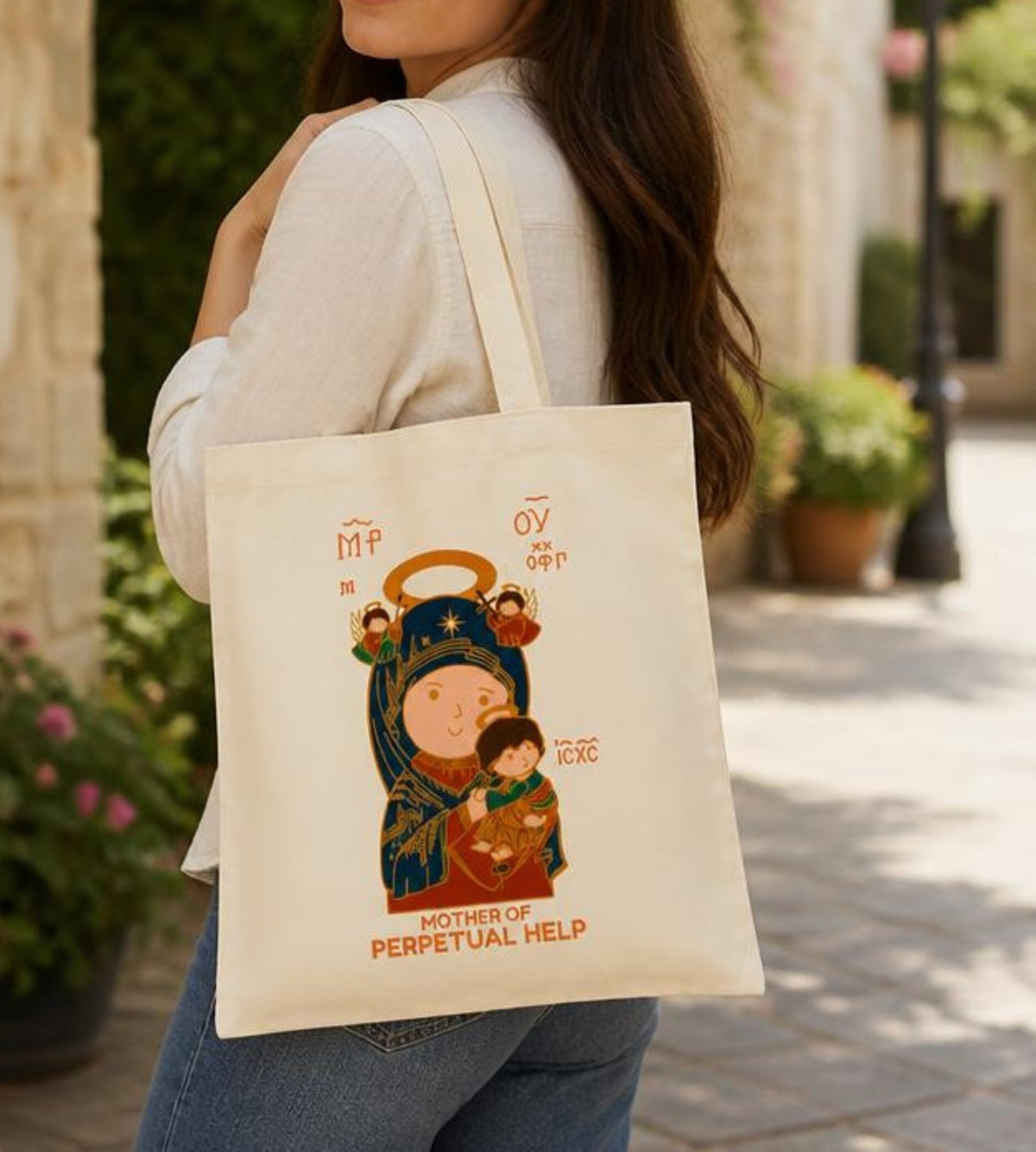 St Michael the Archangel Tote bag