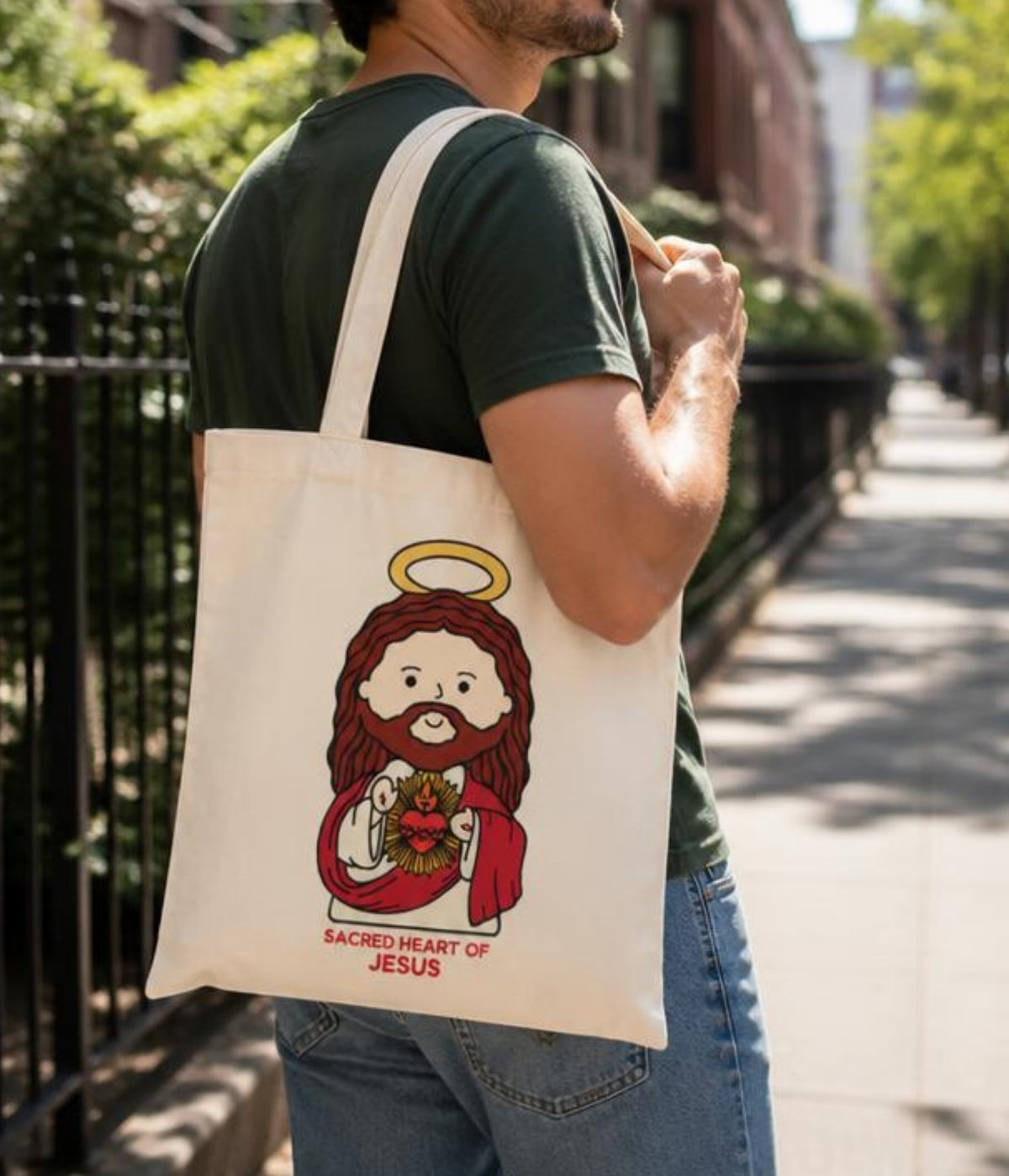 Sacred Heart of Jesus Tote bag